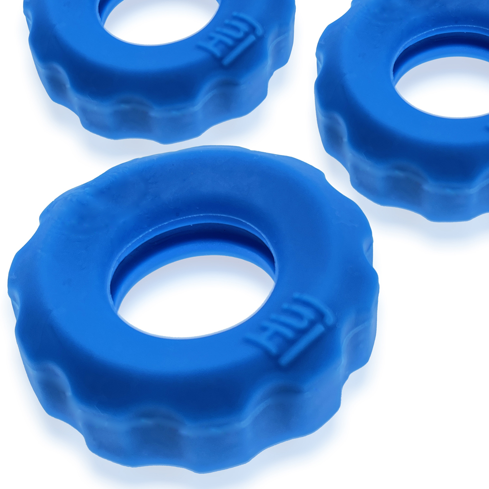 Super Huj 3-Pack Cockrings Teal Ice - Image 3