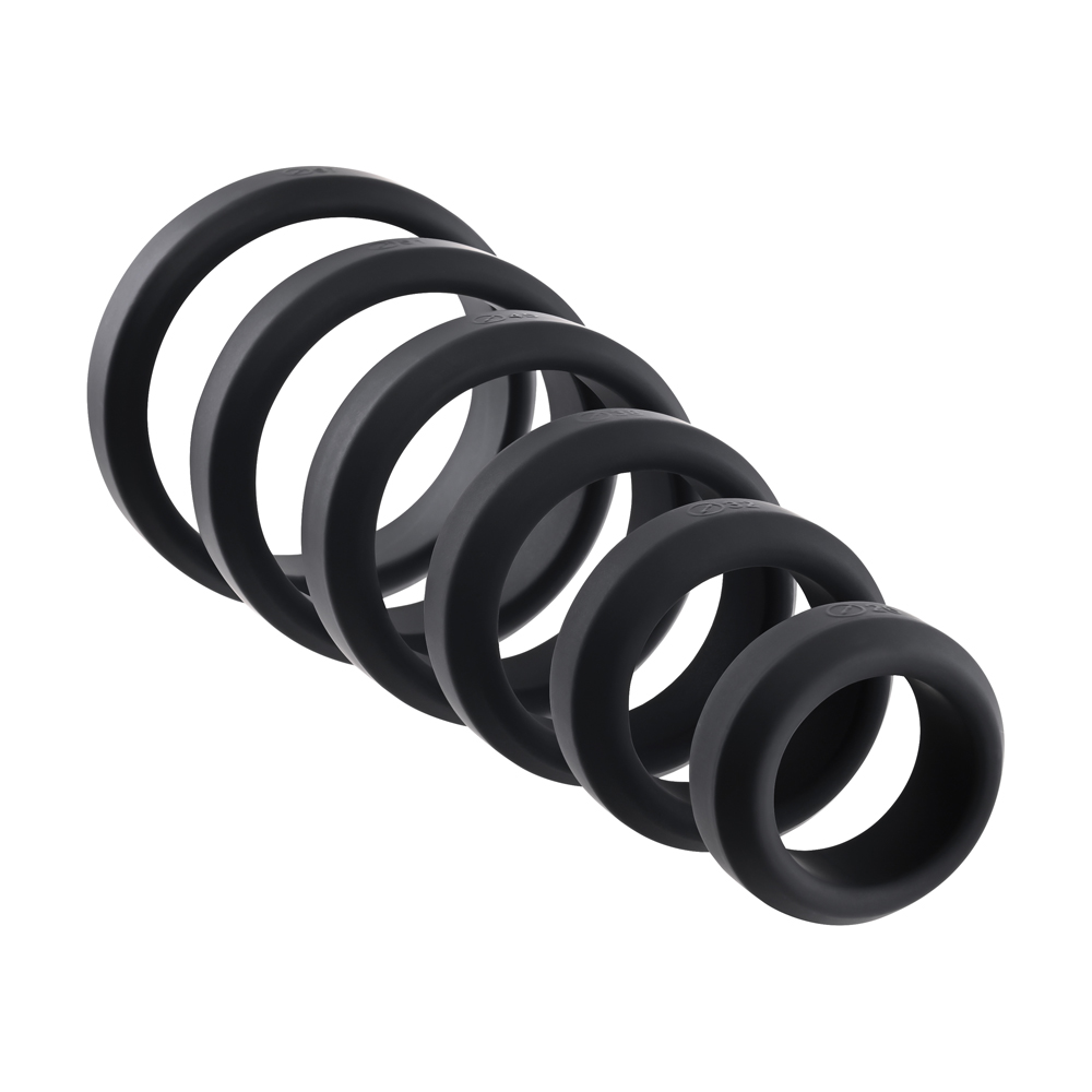 A&E 6-Piece Penis Ring Set - Image 2