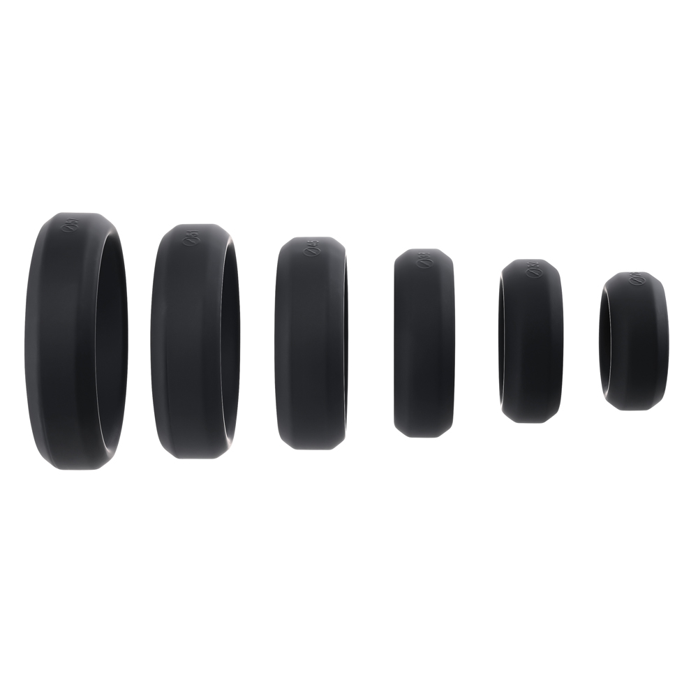 A&E 6-Piece Penis Ring Set - Image 3