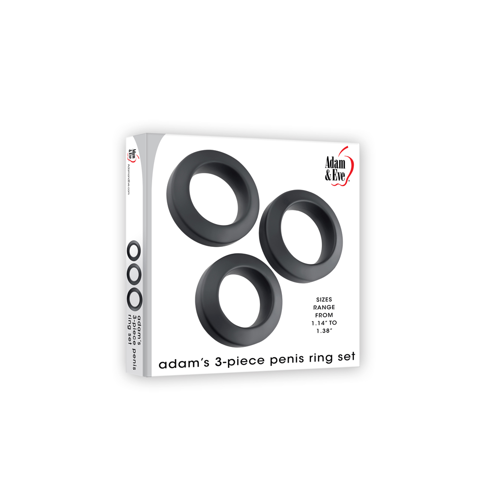 Adam's 3-Piece Penis Ring Set