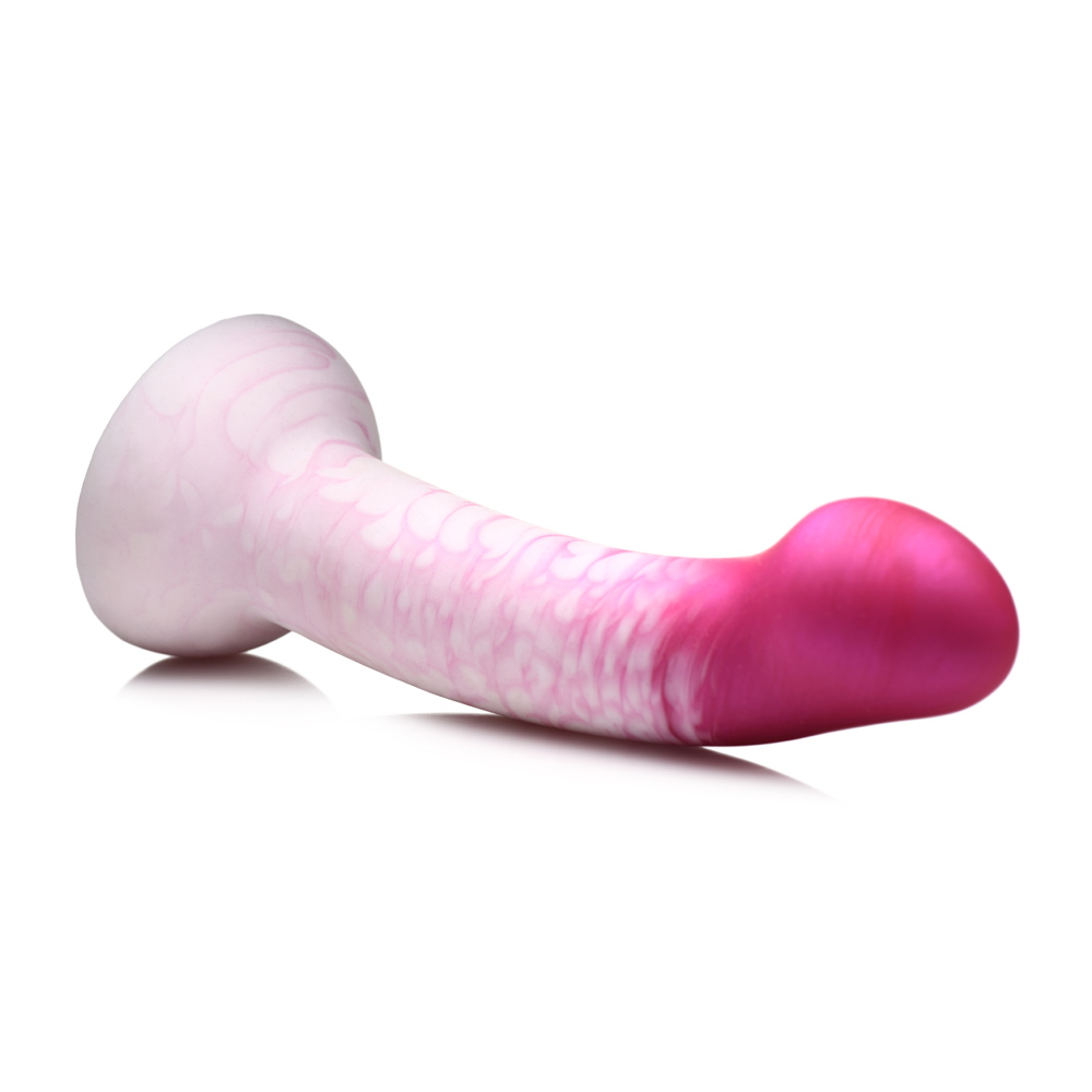 Strap U G-Swirl G-Spot Silicone Dildo Pink - Image 3