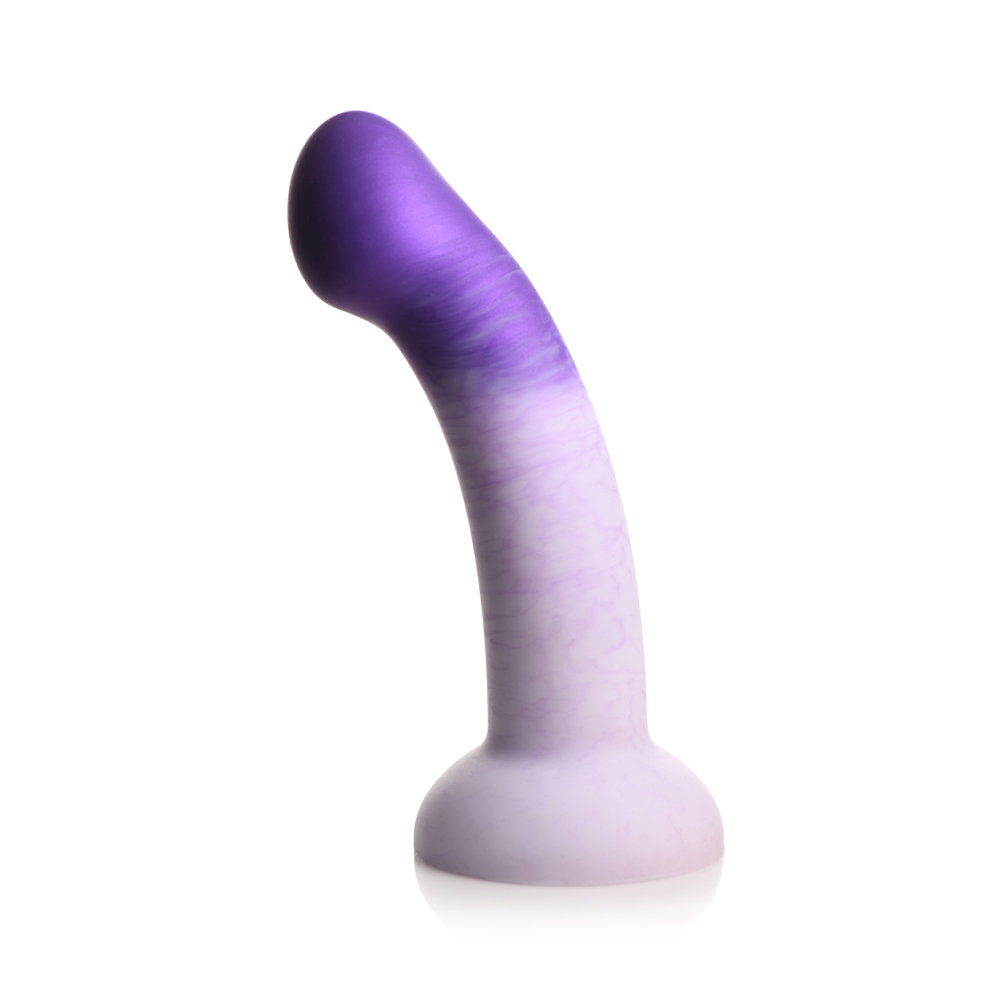 Strap U G-Swirl G-Spot Silicone Dildo Purple - Image 2