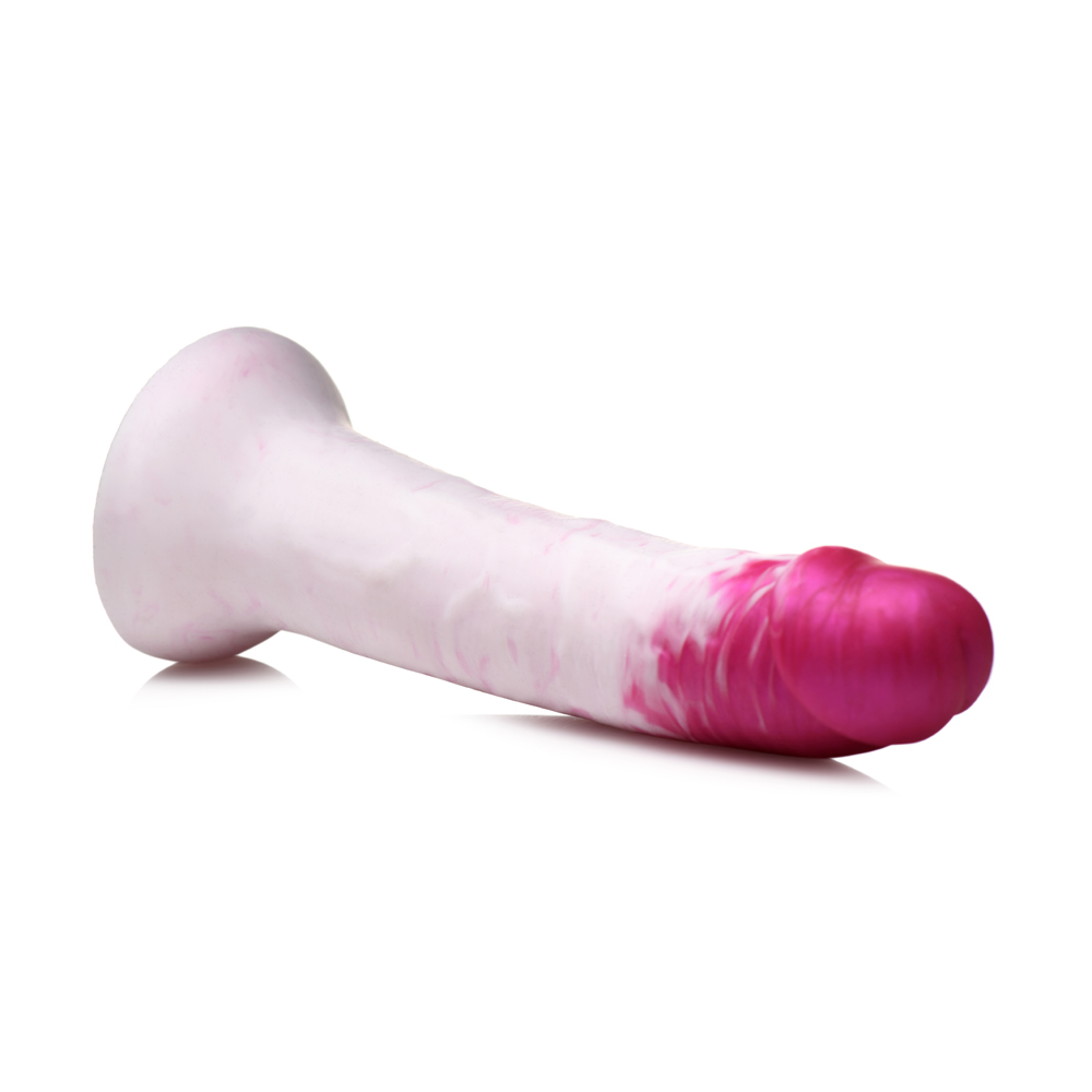 Strap U Real Swirl Realistic Silicone Dildo Pink - Image 3