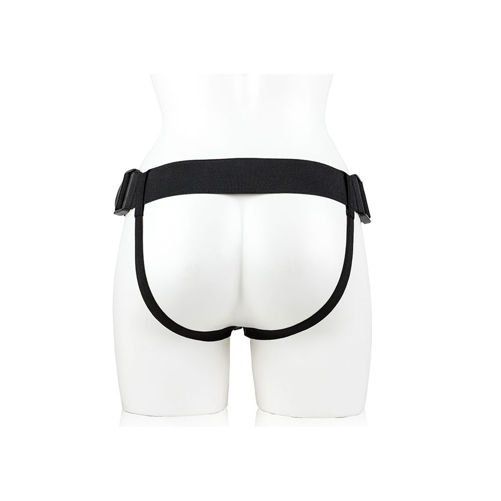 Realrock Hollow Strap-On Without Balls 10" Black - Image 3