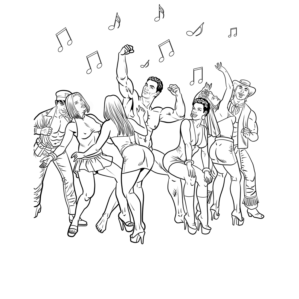 Bachelorette Party Coloring Book - Image 3