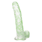 Naughty Bits I Leaf Dick Glow-In-The-Dark Weed Leaf Dildo - Image 2