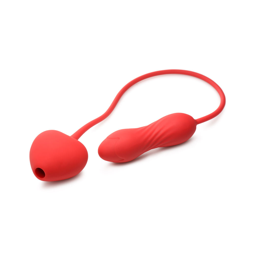 Shegasm 10X Love On Me Suction Clit Stimulator & Vibrating Egg - Image 2