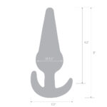 5" Medium Tapered Butt Plug - Image 3