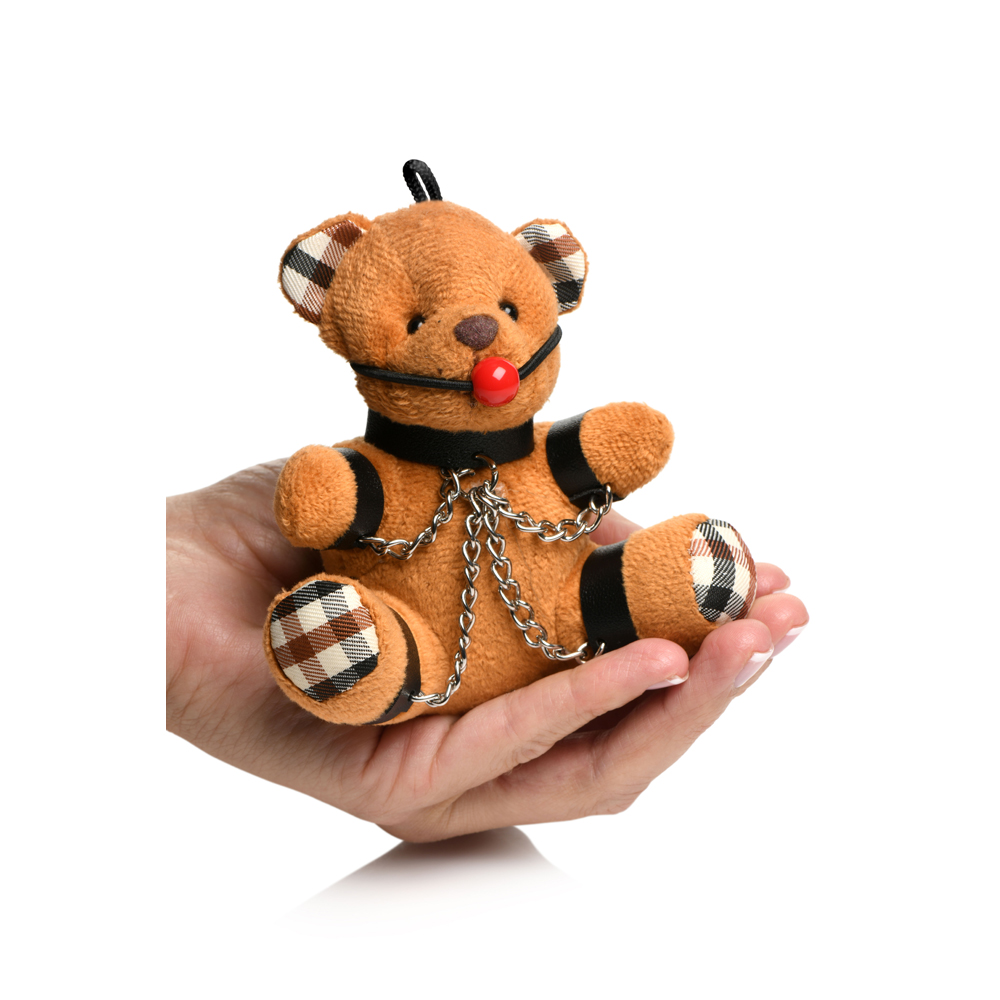 Master Series Gagged Teddy Bear Keychain - Image 3
