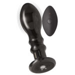 Ass-Sation Remote Vibrating Metal Anal Pleaser Black - Image 2