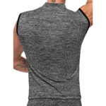 Peak Performance Zipper Muscle Tank Grey Small - Image 3