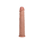 Realrock Extra Long Realistic Dildo No Balls 14" Tan - Image 2