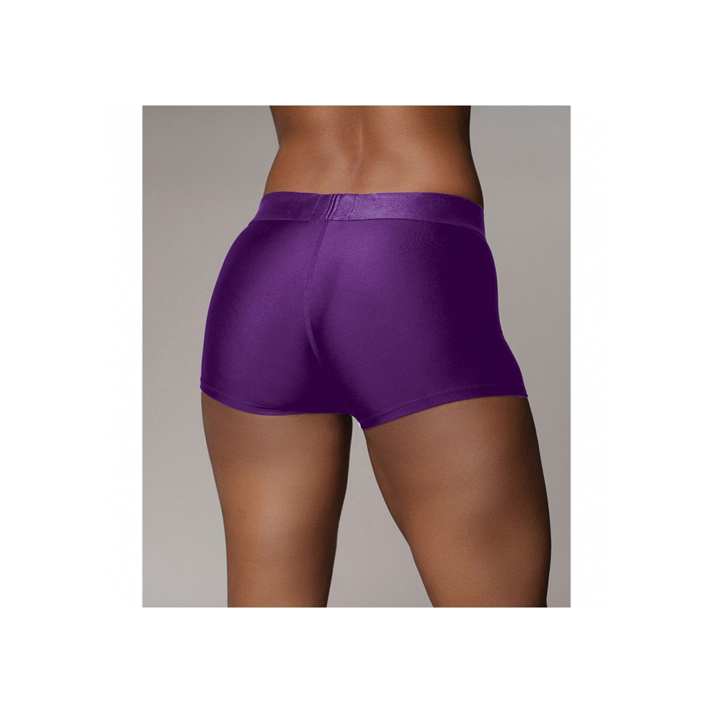 Ouch! Vibrating Strap-On Boxer Purple M/L - Image 3