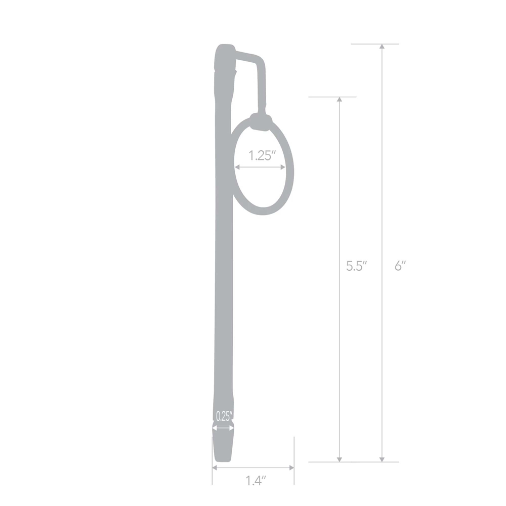 Stainless Steel Cock Ring Catheter Urethral Plug - Image 3