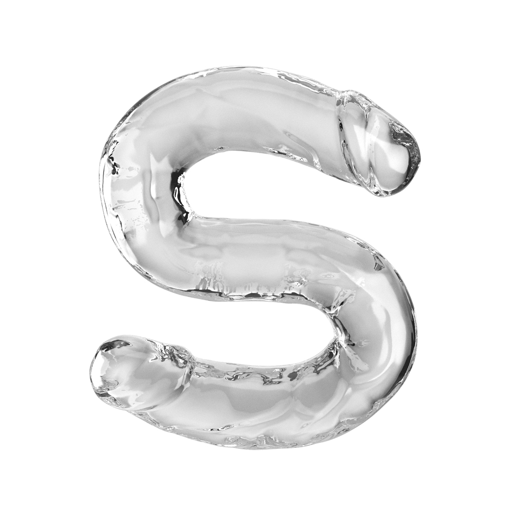 King Cock 18" Double Dildo Clear - Image 3