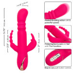 Jack Rabbit Signature Heated Silicone Triple Fantasy Rabbit - Image 3