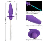Southern Lights Vibrating Light Up Anal Probe Purple - Image 3