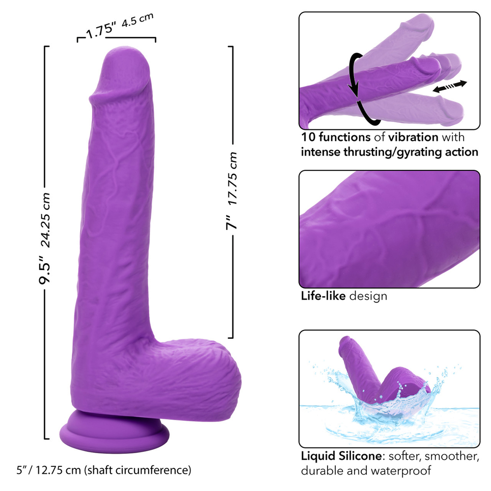 Rechargeable Gyrating & Thrusting Silicone Studs - Image 3