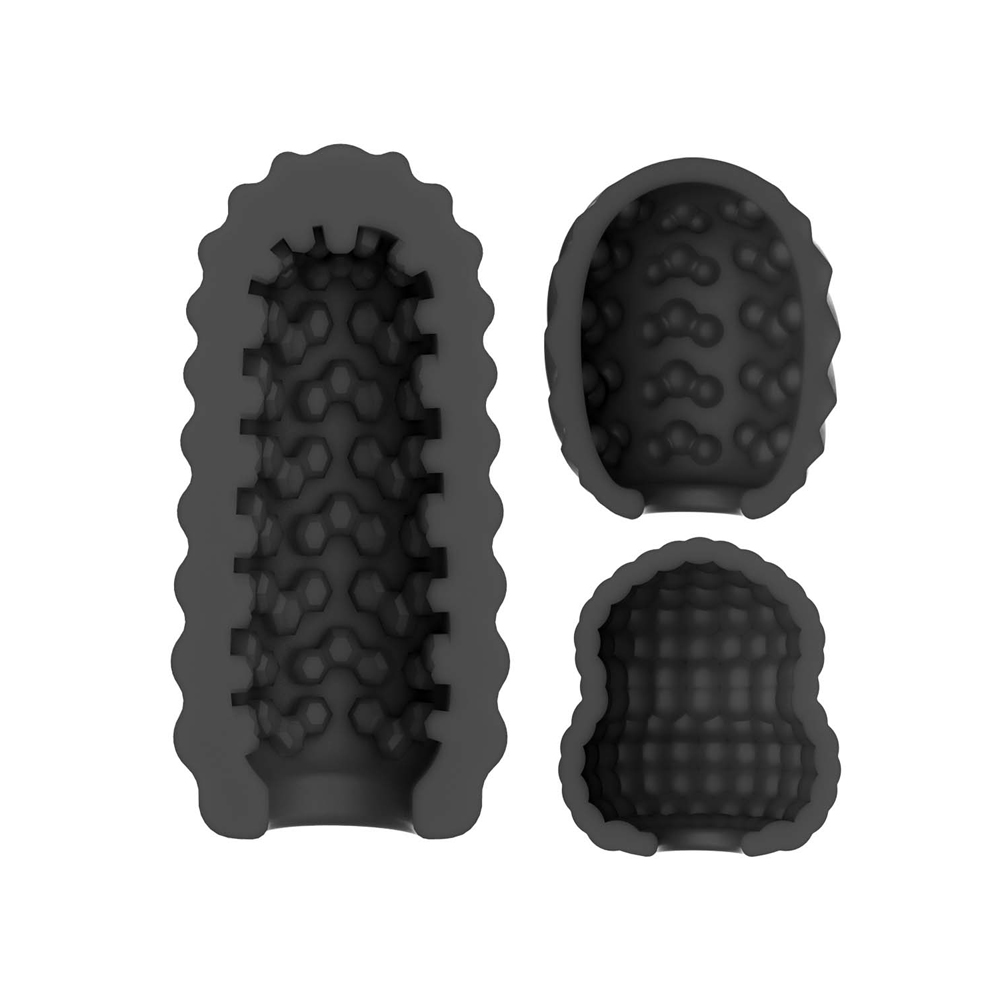 Delite Pocket Masturbator Kit Black - Image 3