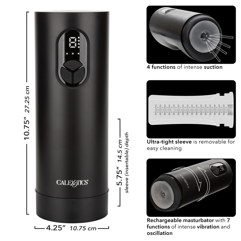 Bionic Vibro Stroker With Oscillation And Suction - Image 3