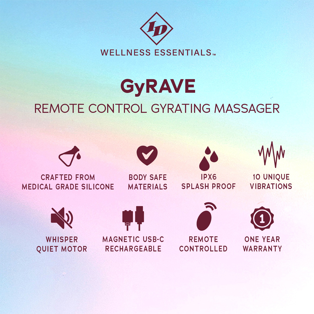 ID GyRAVE Remote Control Gyrating Massager - Image 3