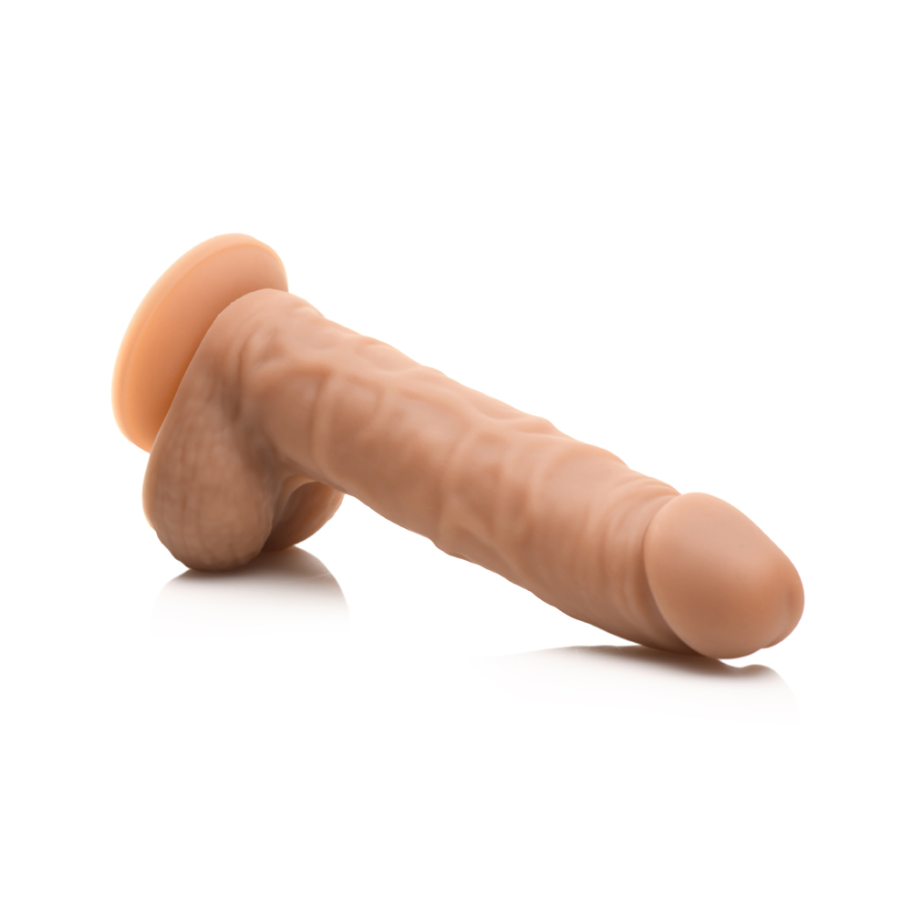 Easy Riders 7" Silicone Dildo With Balls Medium - Image 3