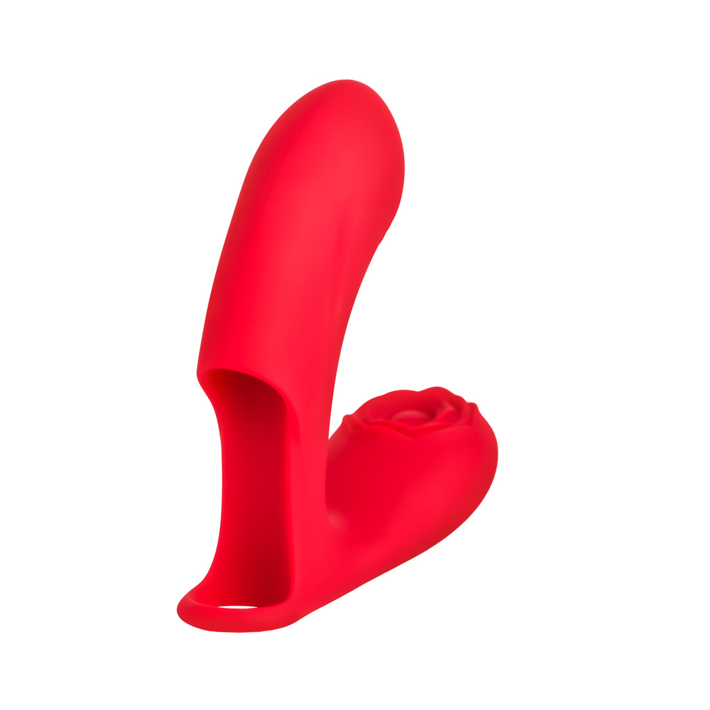Bloomgasm Rose Touch Pulsing Silicone Finger Vibrator - Image 3