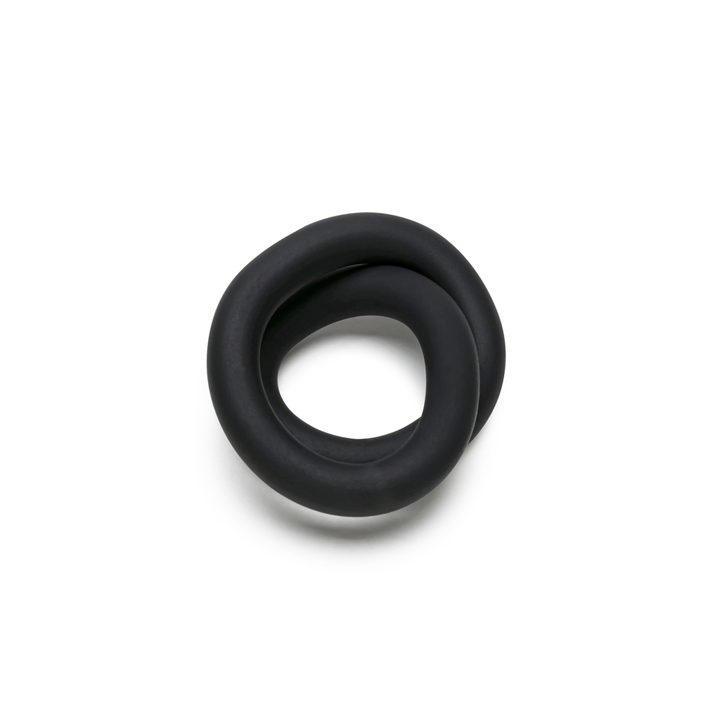 9" (229 mm) Silicone Hefty Wrap Ring Black - Image 3